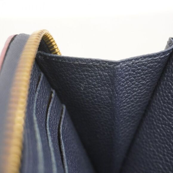 Louis Vuitton Long Wallet Monogram / Empreinte Zippy Wallet M62121 Marine Rouge - Picture 9 of 10